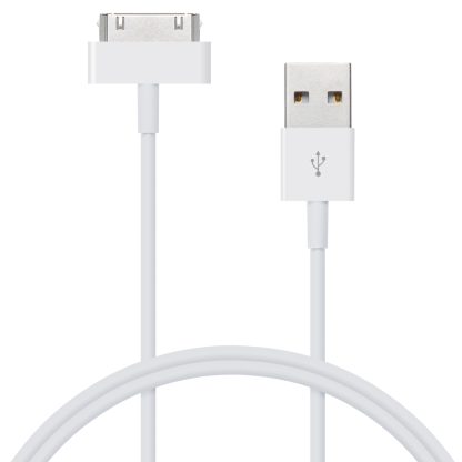 Mains 3-Pin UK Plug USB 1AMP & Apple 30 Pin USB Charger - iPhone 3G/3GS/4/4s, iPad 1/2/3, iPod Touch 1/2/3/4, iPod 5th Gen, iPod Classic, iPod Nano 1/2/3/4/5/6 - WHITE - Image 4