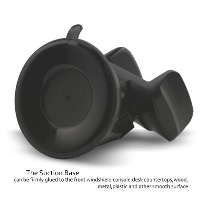 Sticky Gel Suction Pad Adjustable Grip Mobile Phone Holder Mount - BLACK - Image 4