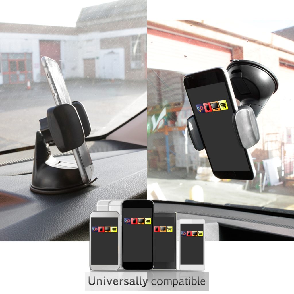 Sticky Gel Suction Pad Adjustable Grip Mobile Phone Holder Mount