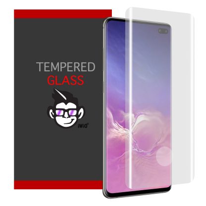 Fingerprint Unlock Compatiable Tempered Glass Screen Protector for Samsung Galaxy S10