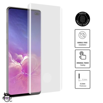Fingerprint Unlock Compatiable Tempered Glass Screen Protector for Samsung Galaxy S10 - Image 2